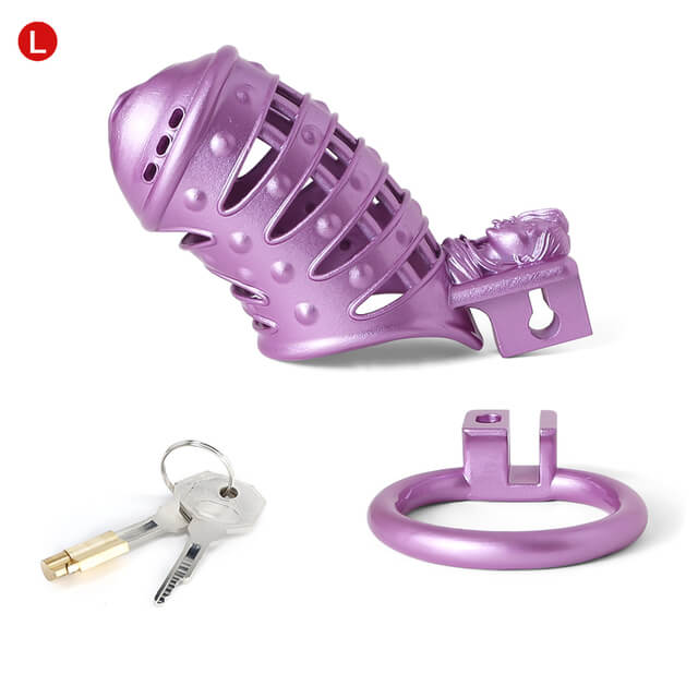 Sissy Purple Spiked 3D Printing Pussy Vaginal - Image 9
