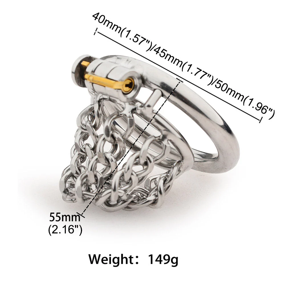 Small Mesh Chastity Cage - Image 3