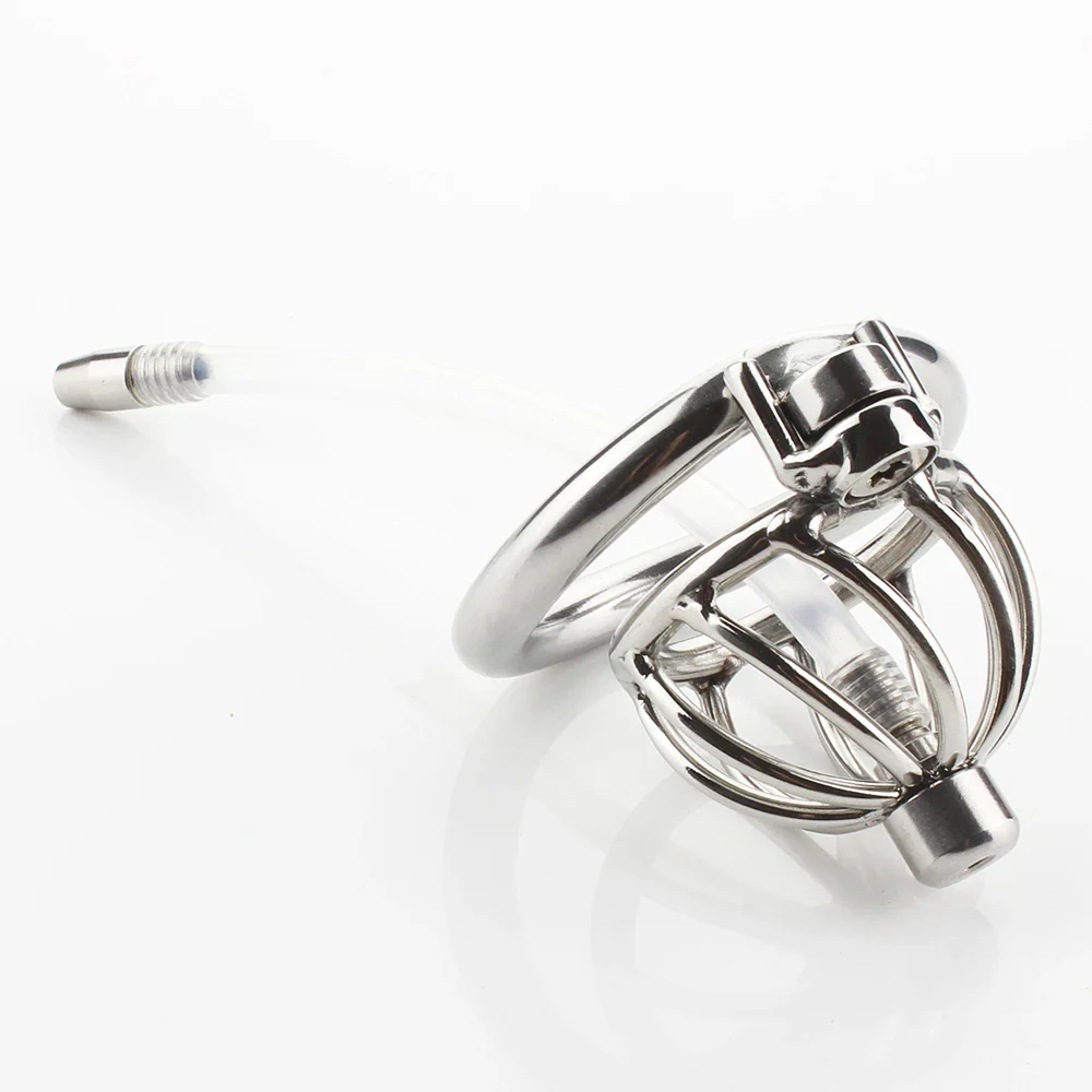 Small Metal TWISTED CHASTITY DEVICE 1.3 INCHES LONG - Image 4
