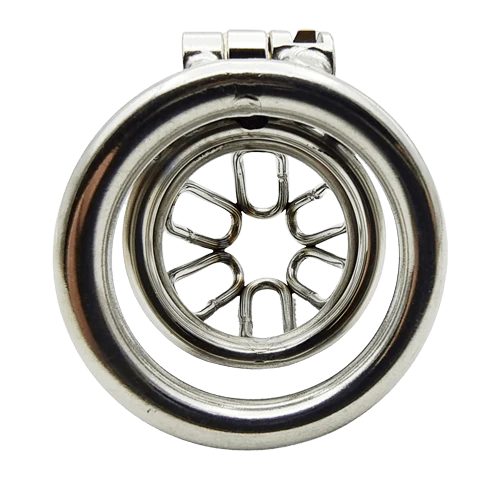 Small Stainless Steel Male Chastity Device - Image 4