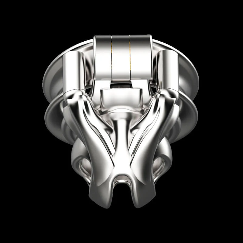 Small Stainless Steel Python V7.0 Chastity Device - Image 2