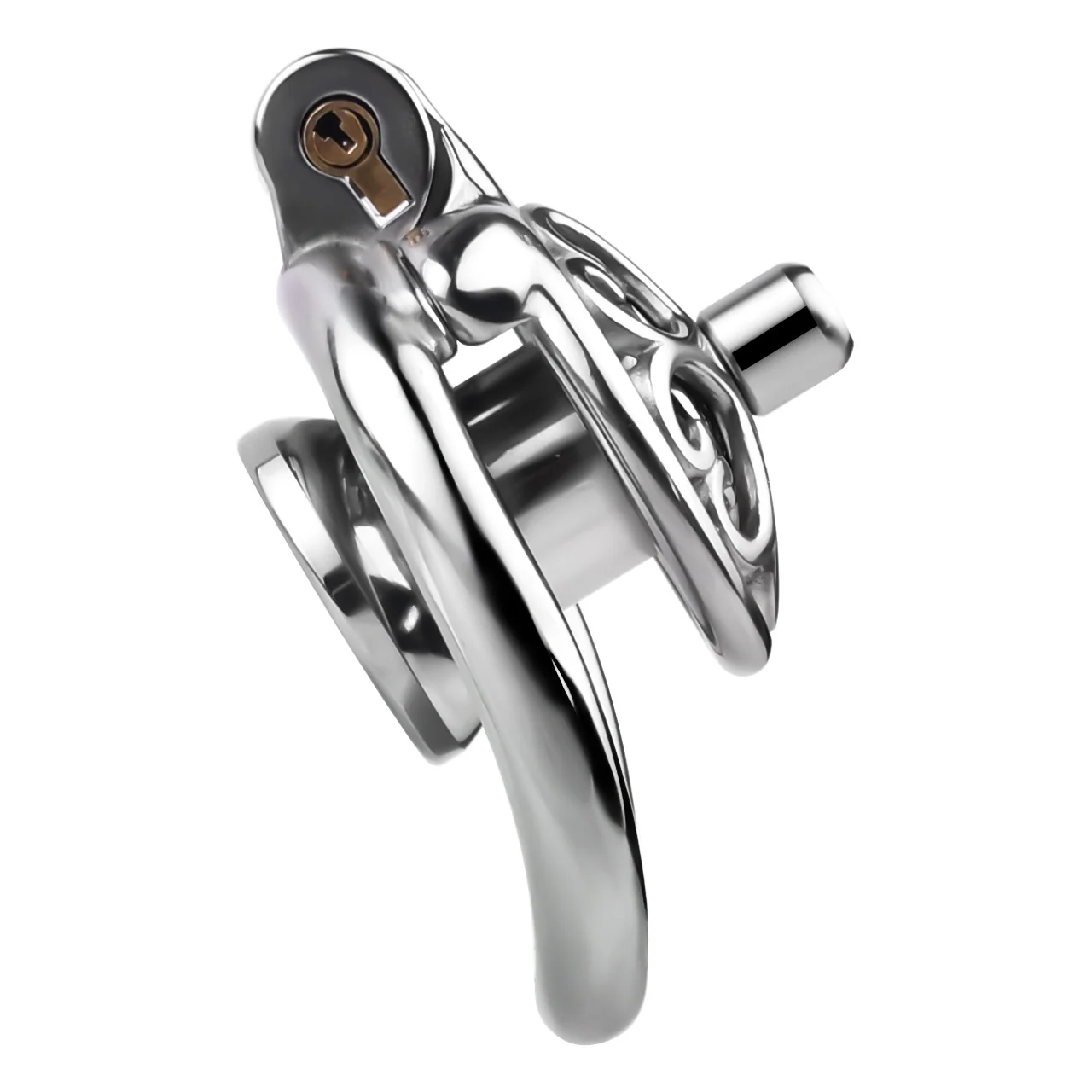 Small Steel Chastity Cage - Image 4