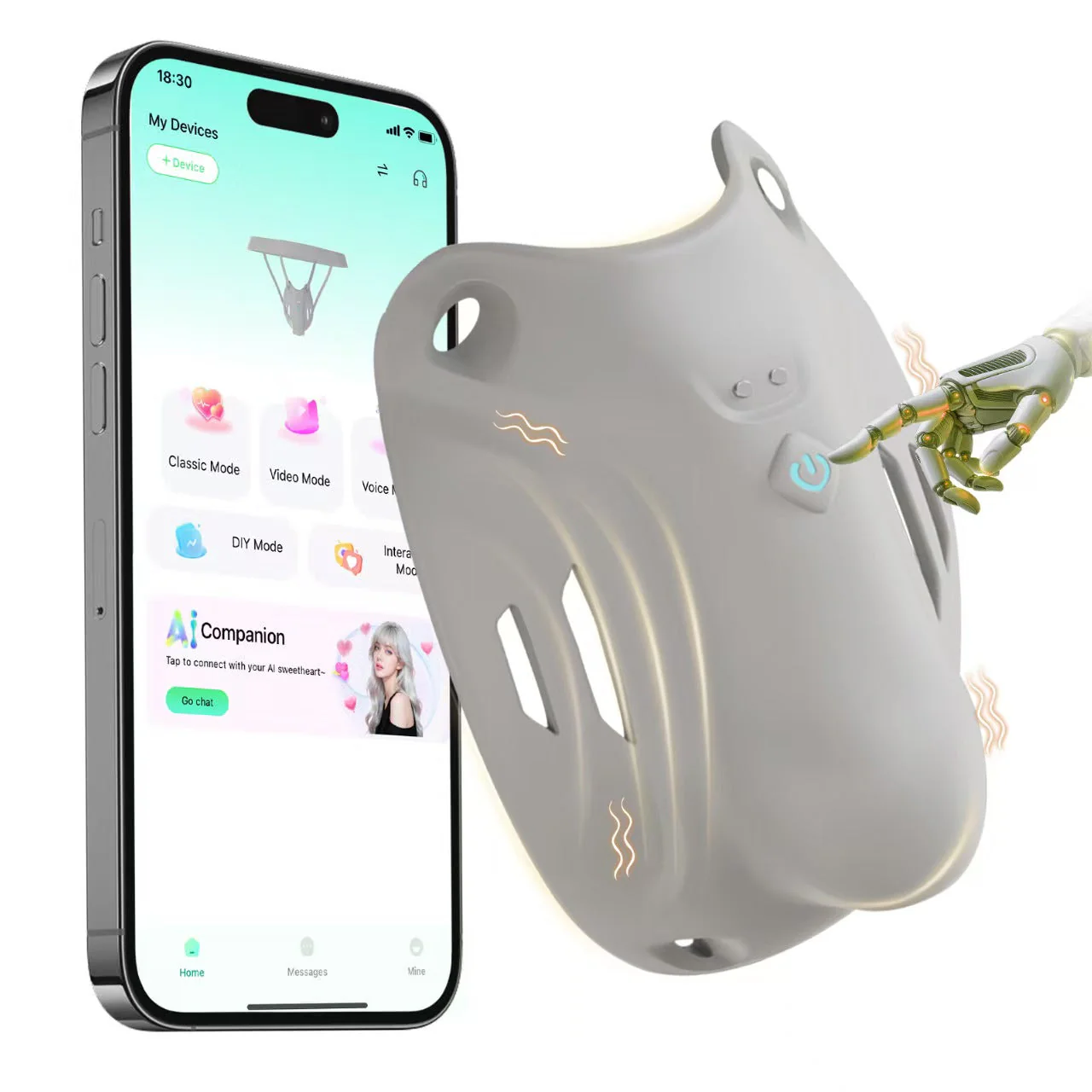 Smart Growth Lock – App-Controlled Chastity Belt - Image 2