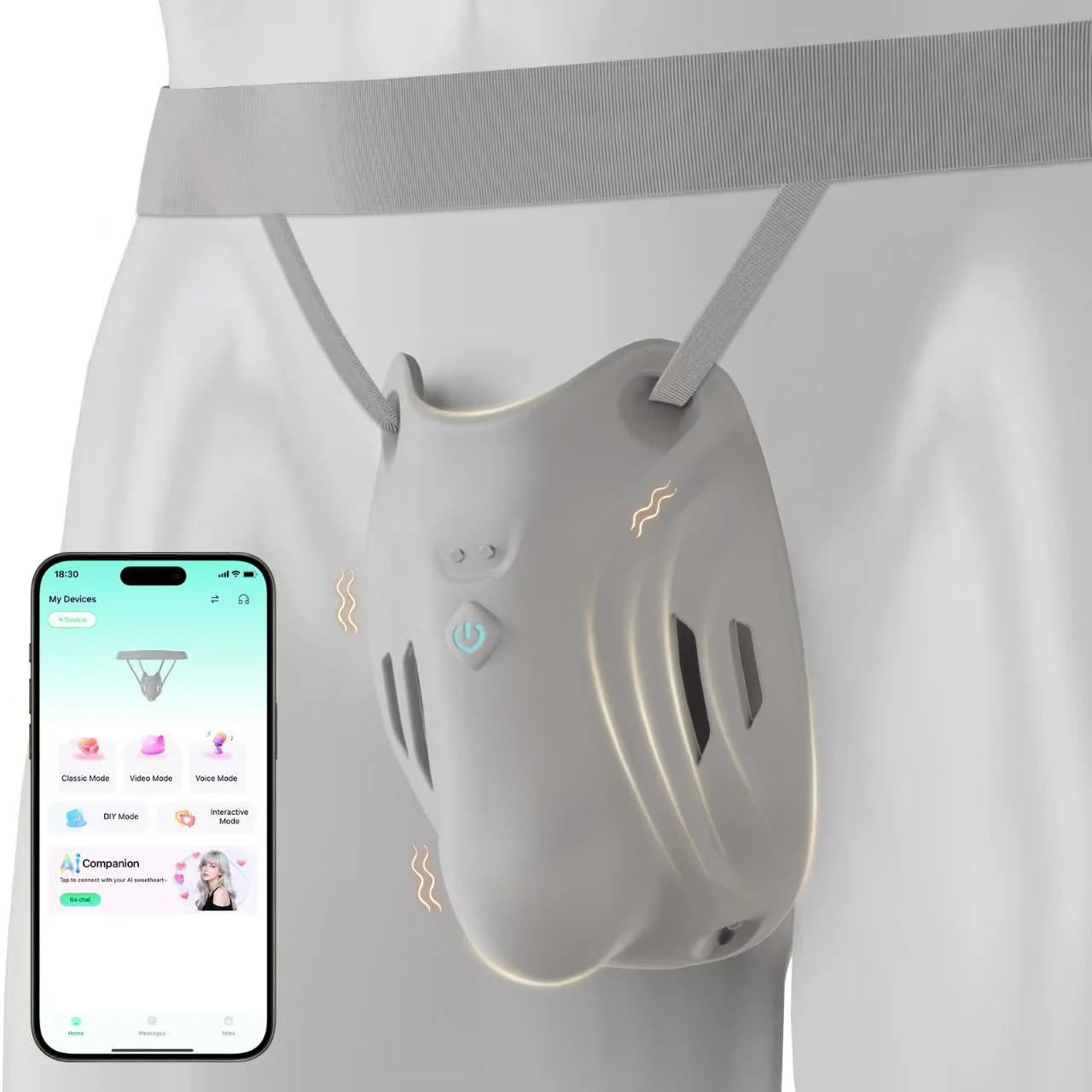 Smart Growth Lock – App-Controlled Chastity Belt - Image 3