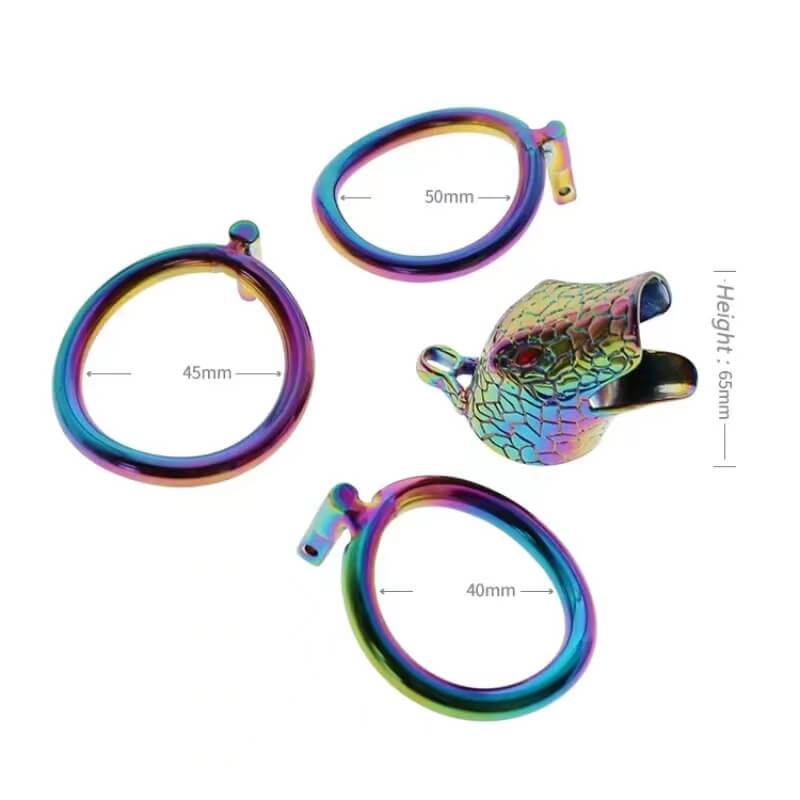 Snake Penis Lock Male Chastity Device - Image 2