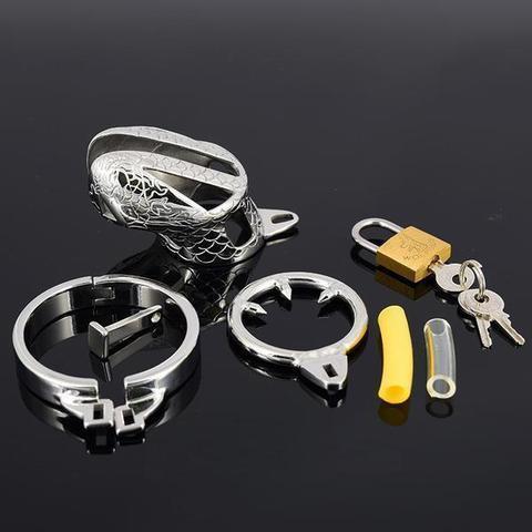 Metal Chastity Cage Snakeskin - Image 6