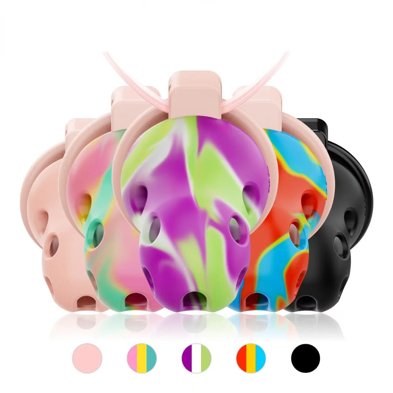 Soft Rubber Chastity Cage - Image 17