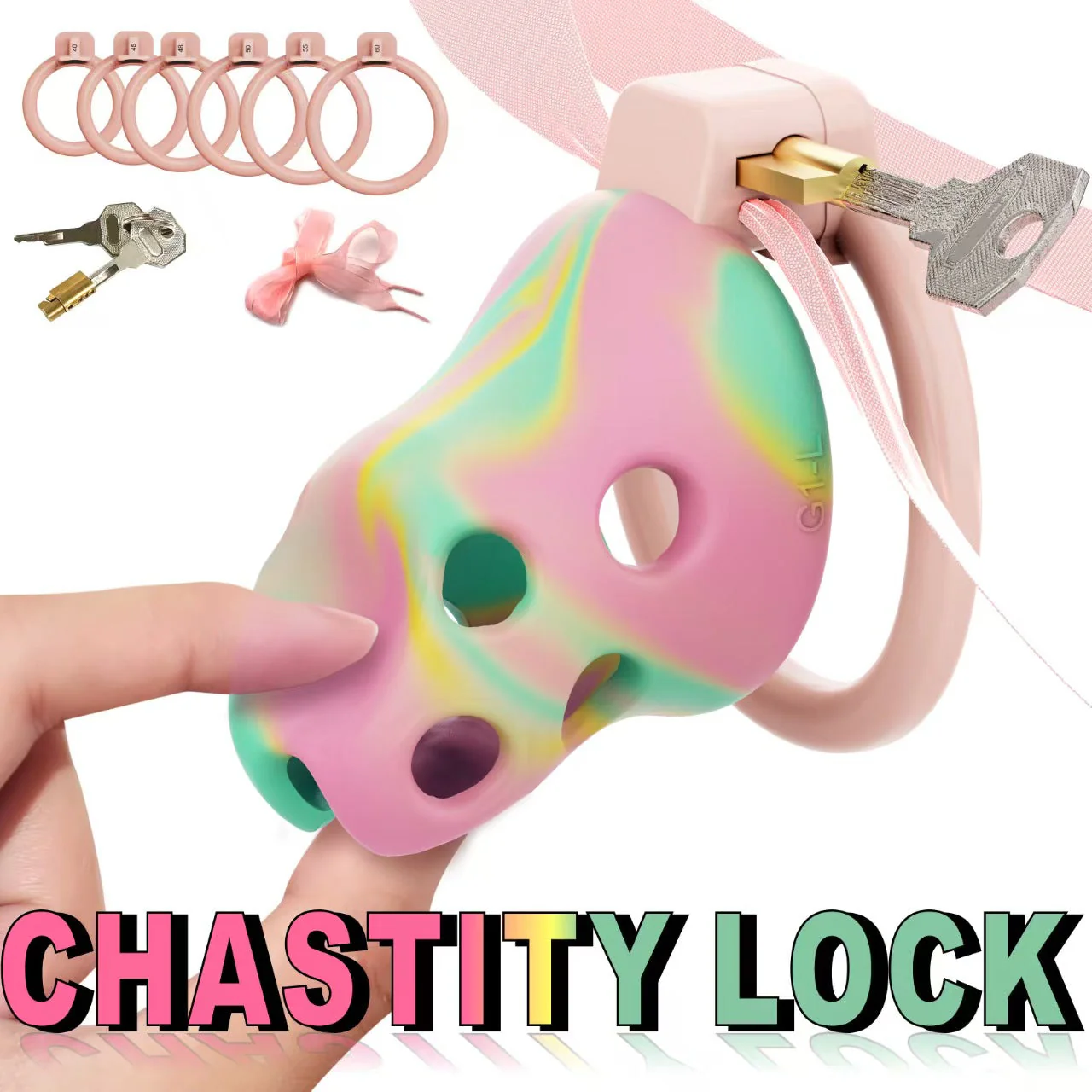 Soft Rubber Chastity Cage - Image 9