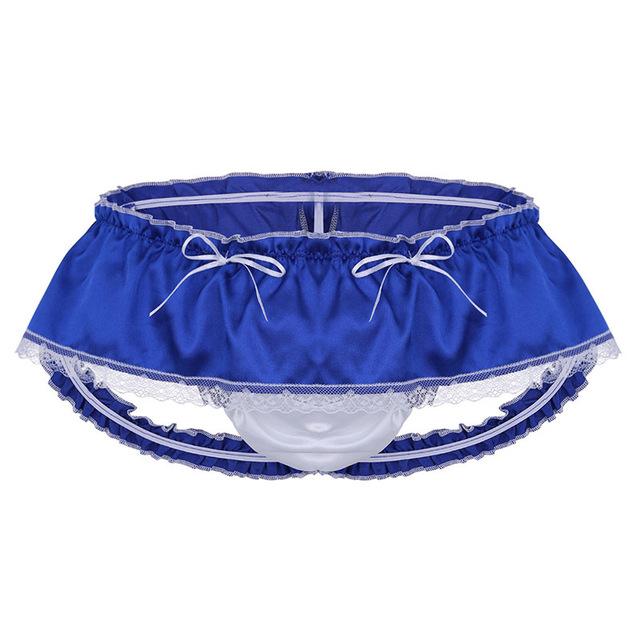 Mens Sissy Lace Skirted Panties - Image 2