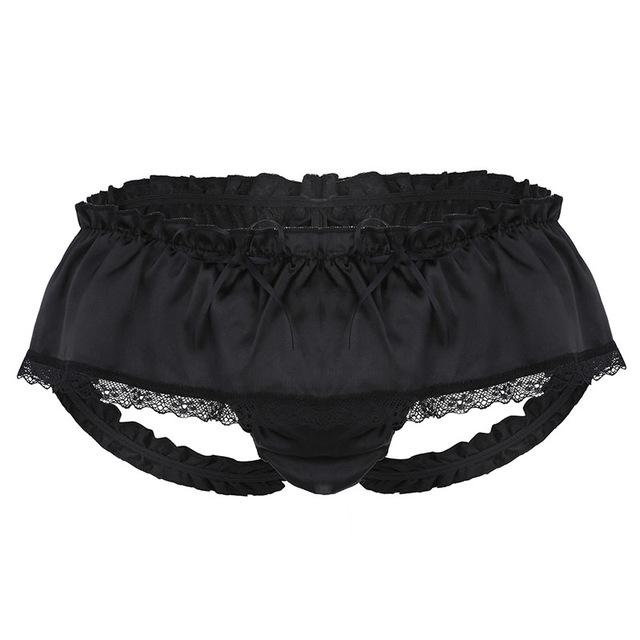 Mens Sissy Lace Skirted Panties - Image 3
