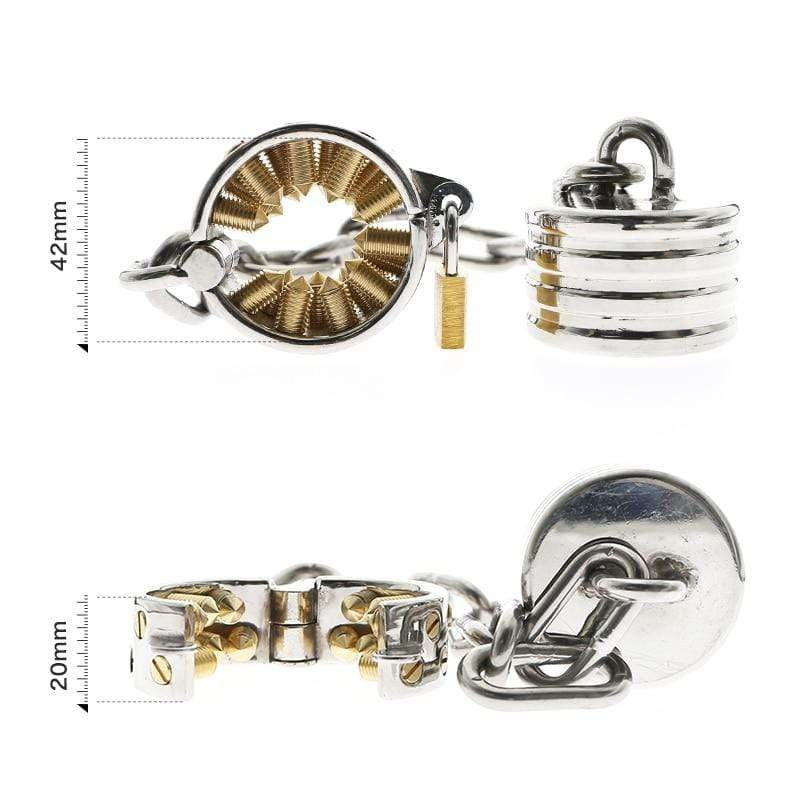 Spiked Ball Stretcher Shackle - Image 3
