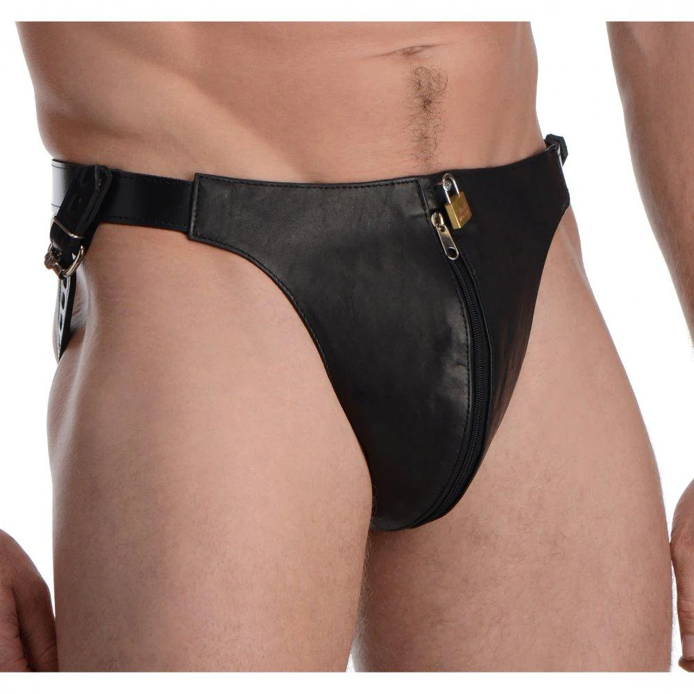 Spiked Leather Confinement Jockstrap - Image 5
