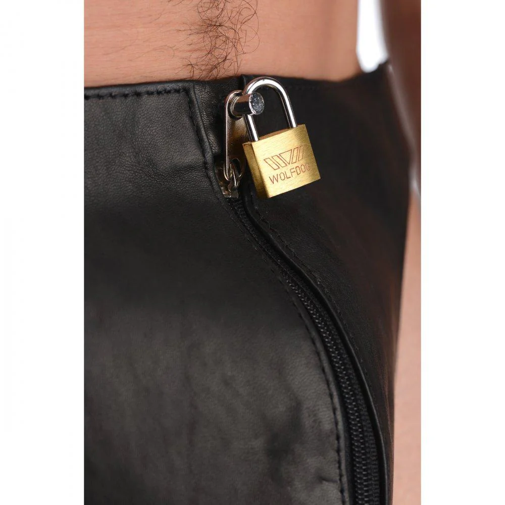 Spiked Leather Confinement Jockstrap - Image 9