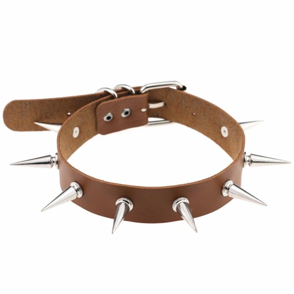 Spiked Sissy Choker - Image 5
