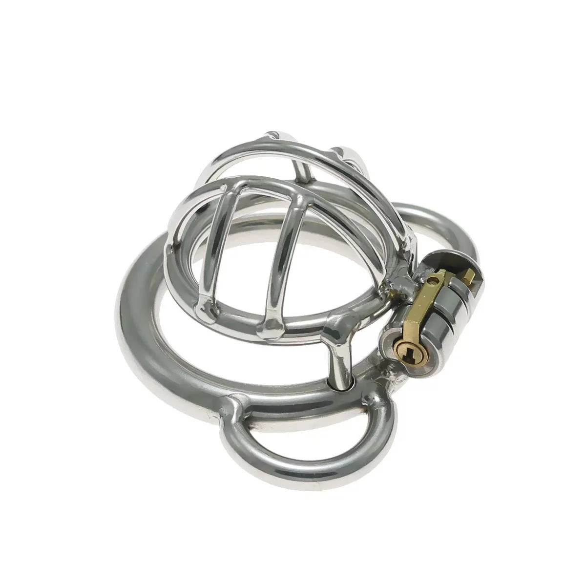 Split Steel Micro Chastity Cage - Image 5