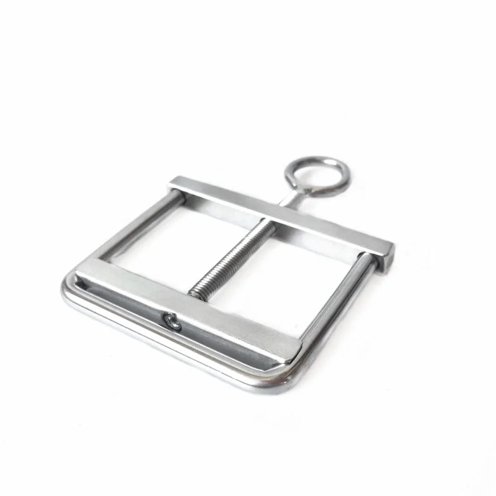 Stainless BDSM Testicle Vice - Image 2