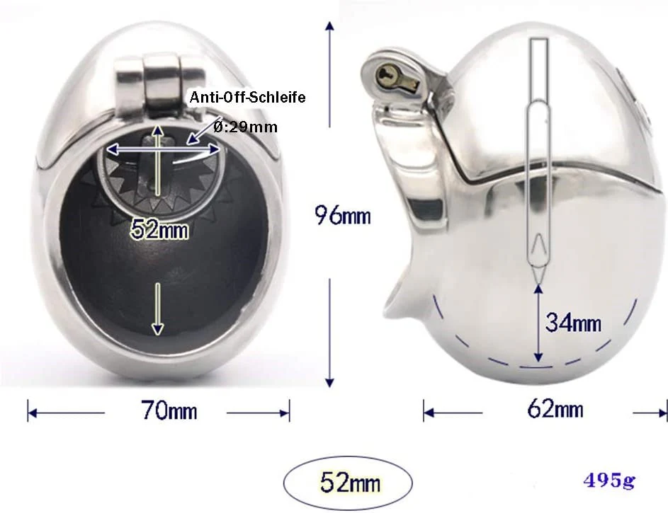 Stainless Egg shaped Cock Cage - Image 4