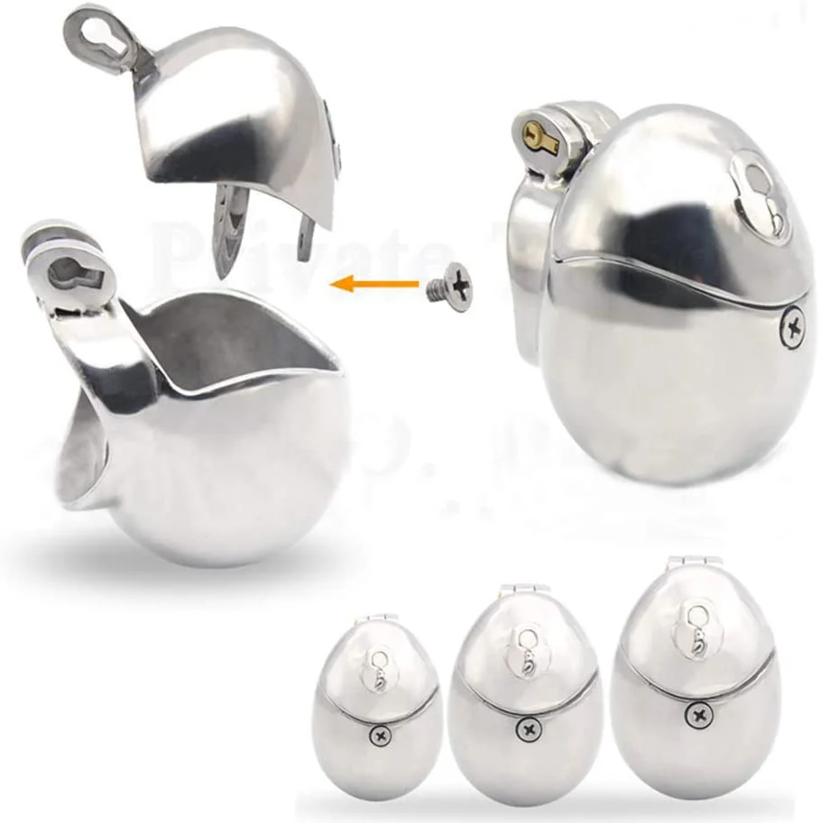 Stainless Egg shaped Cock Cage - Image 6