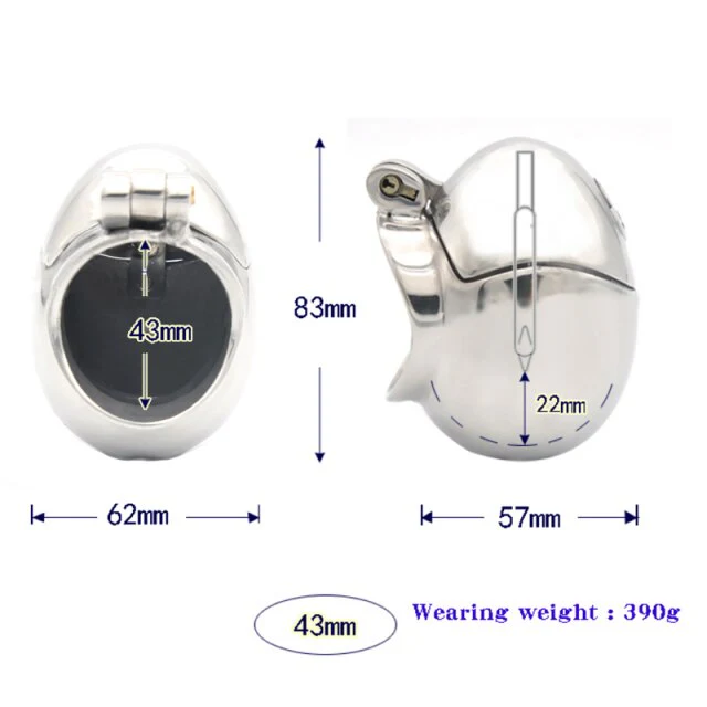 Stainless Egg shaped Cock Cage - Image 8