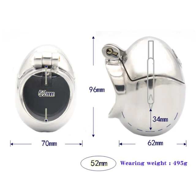Stainless Egg shaped Cock Cage - Image 9