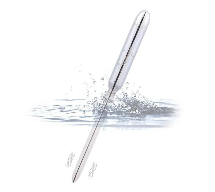 Stainless Multi-Frequency Vibrating Penis Plug - Image 2