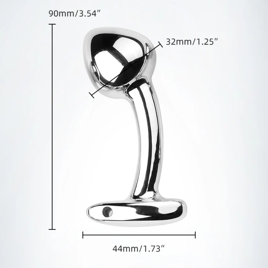 Stainless Steel Bend Anal Butt Plugs - Image 5