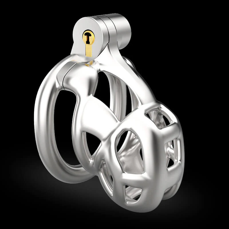 Stainless Steel Cobra Chastity Cage - Image 3