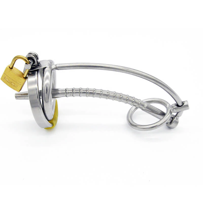 Stainless Steel Cock Ring Penis Ring Lock - Image 4