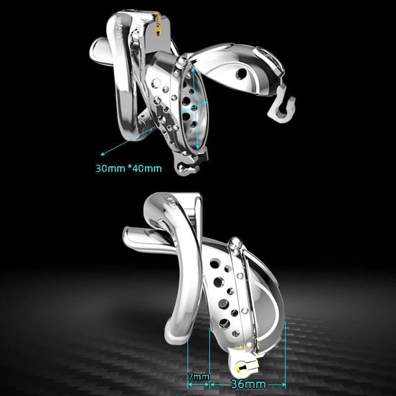 Stainless Steel Detachable Cock Cage - Image 2
