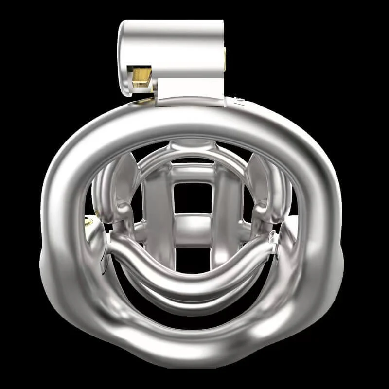 Stainless Steel Double-Lock Mamba Cock Cage - Image 5