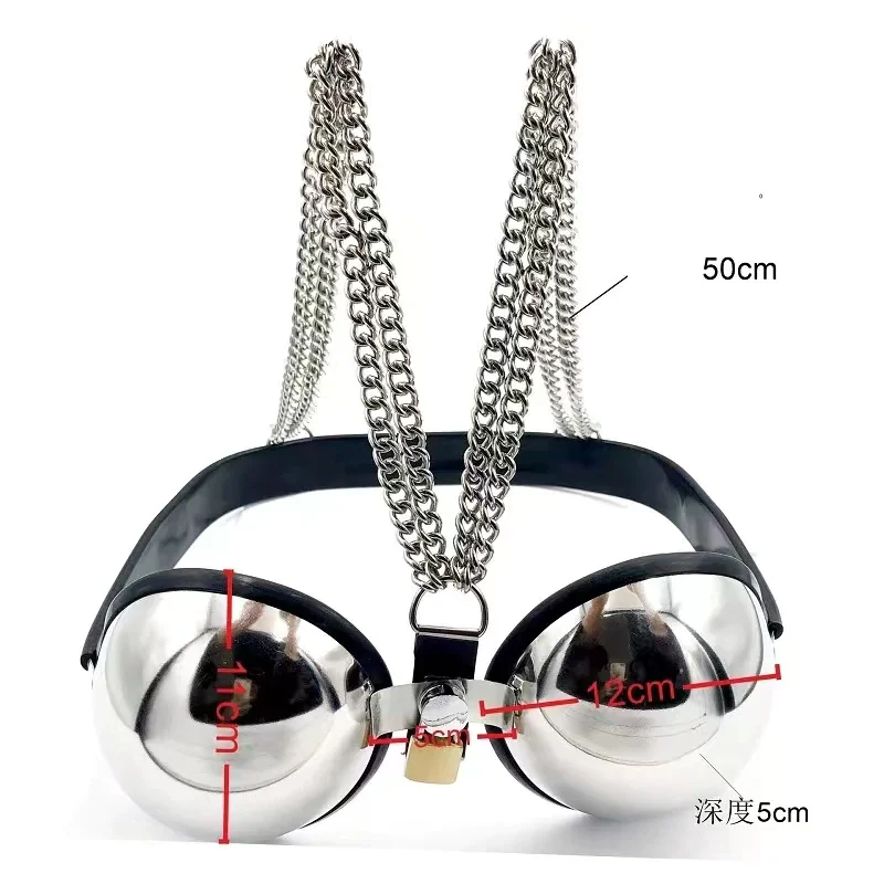 Stainless Steel Female Chastity Bra - Image 4