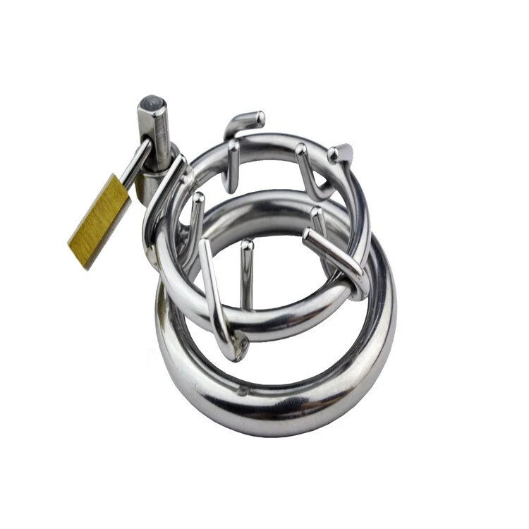 Stainless Steel Male Chastity Device - Image 3