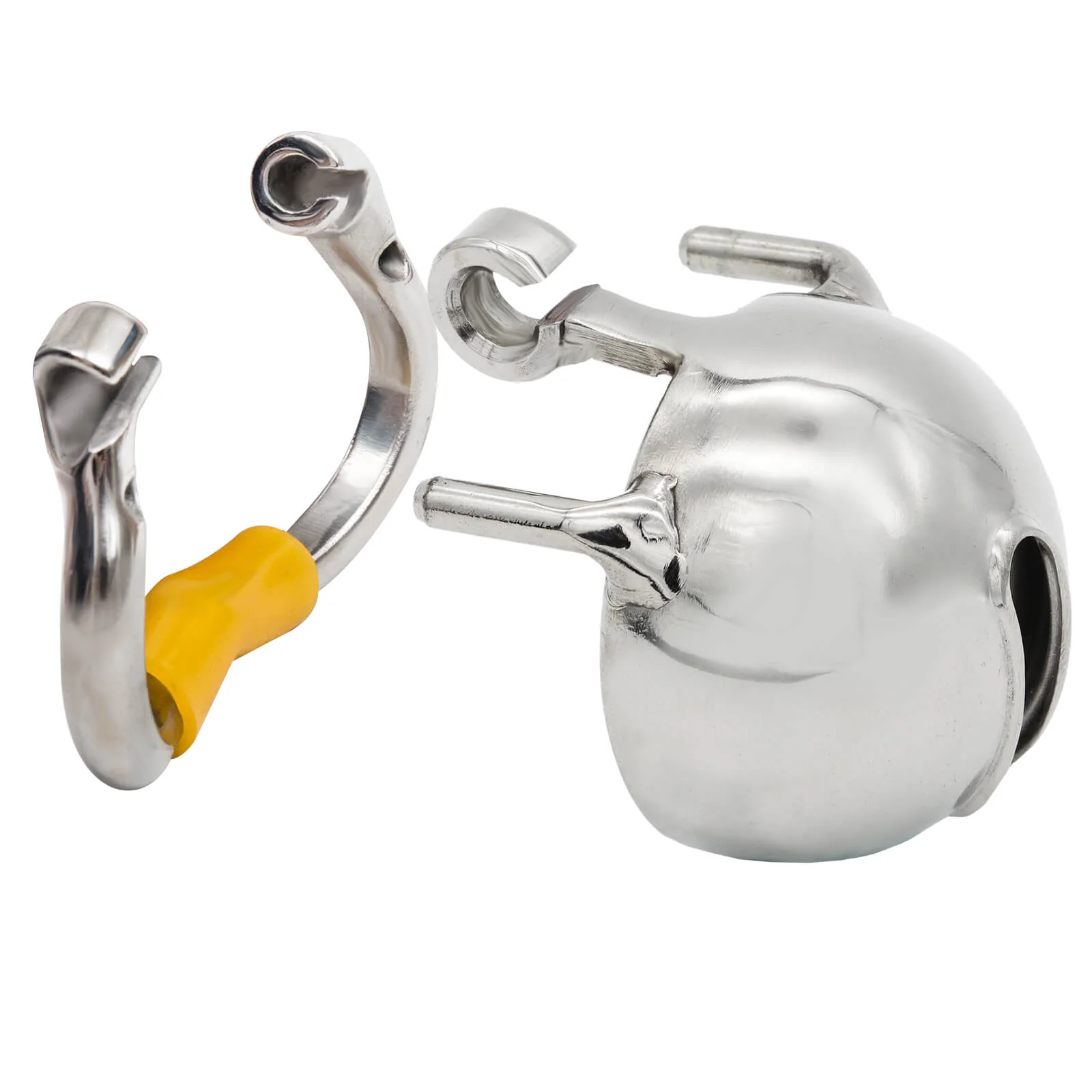 Stainless Steel Male Cock Cage - Image 3