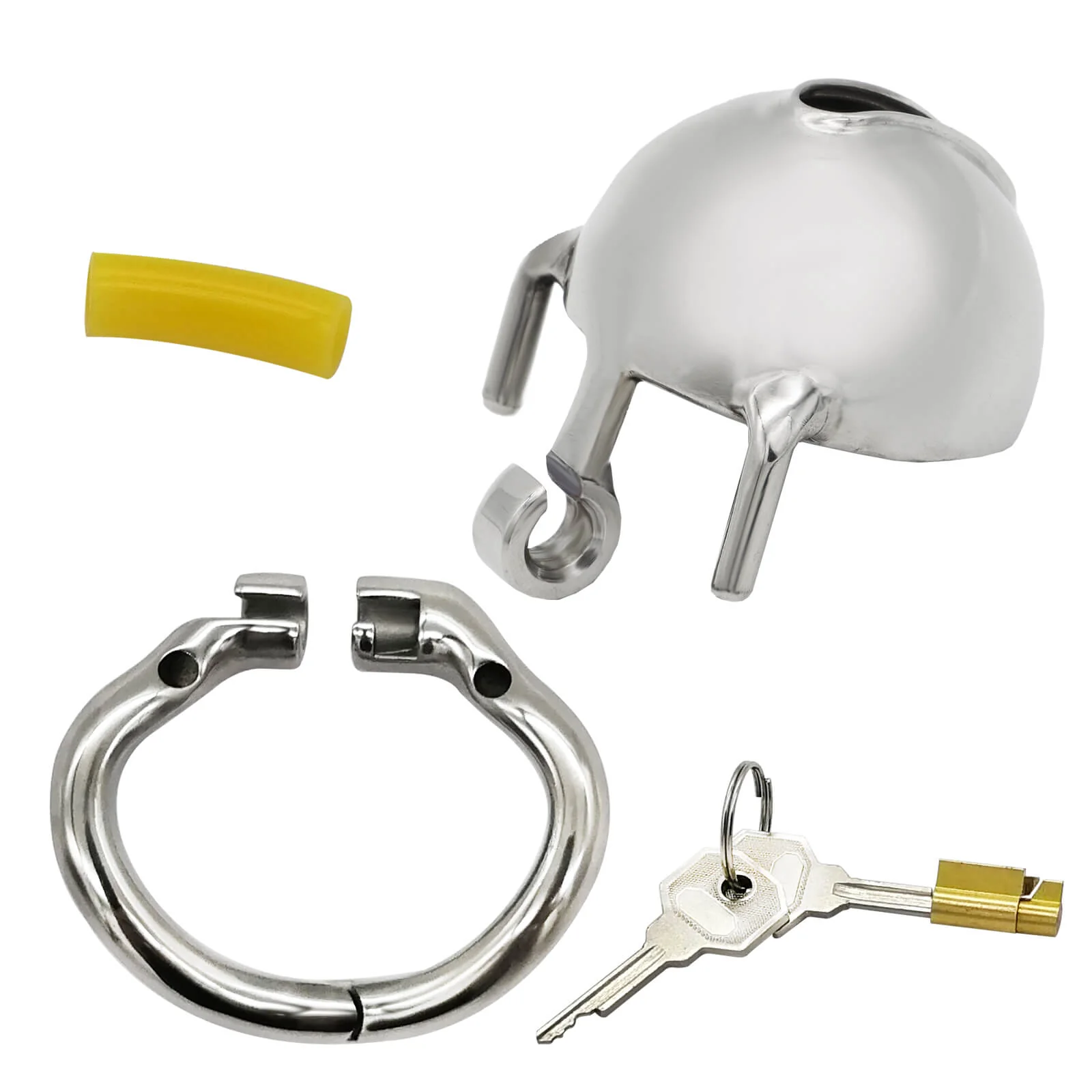 Stainless Steel Male Cock Cage - Image 4
