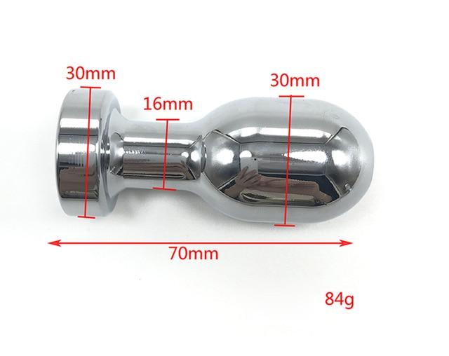 Stainless Steel Metal Vaginal Hollow Anal Butt Plug Dilation Masturbation Peep Adult Products Enema Vaginal Flushing Flirt Toys - Image 10