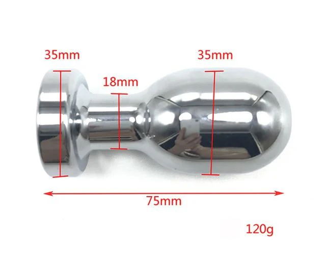 Stainless Steel Metal Vaginal Hollow Anal Butt Plug Dilation Masturbation Peep Adult Products Enema Vaginal Flushing Flirt Toys - Image 5