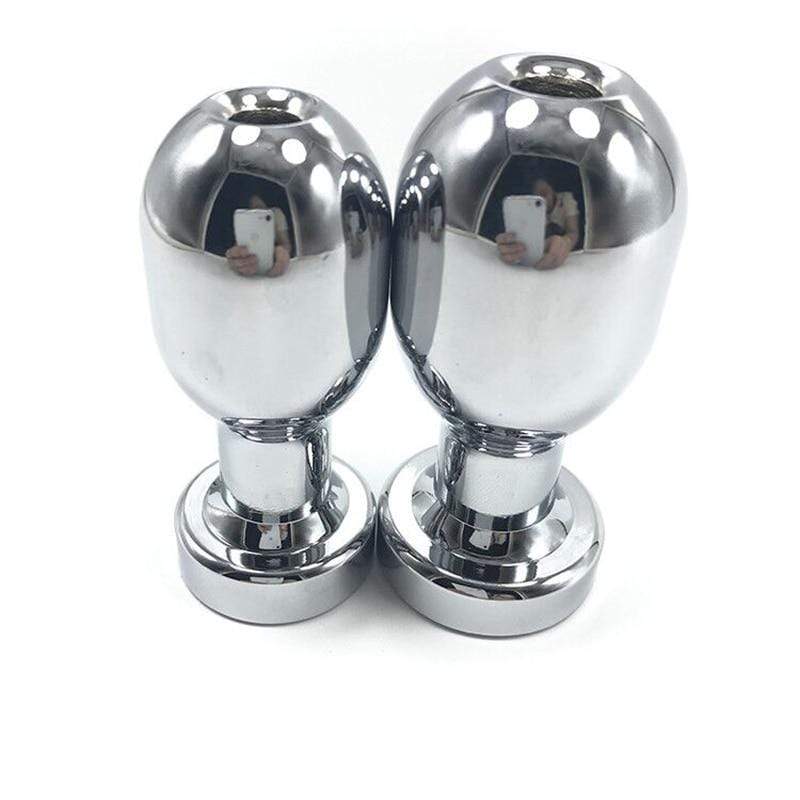 Stainless Steel Metal Vaginal Hollow Anal Butt Plug Dilation Masturbation Peep Adult Products Enema Vaginal Flushing Flirt Toys - Image 8