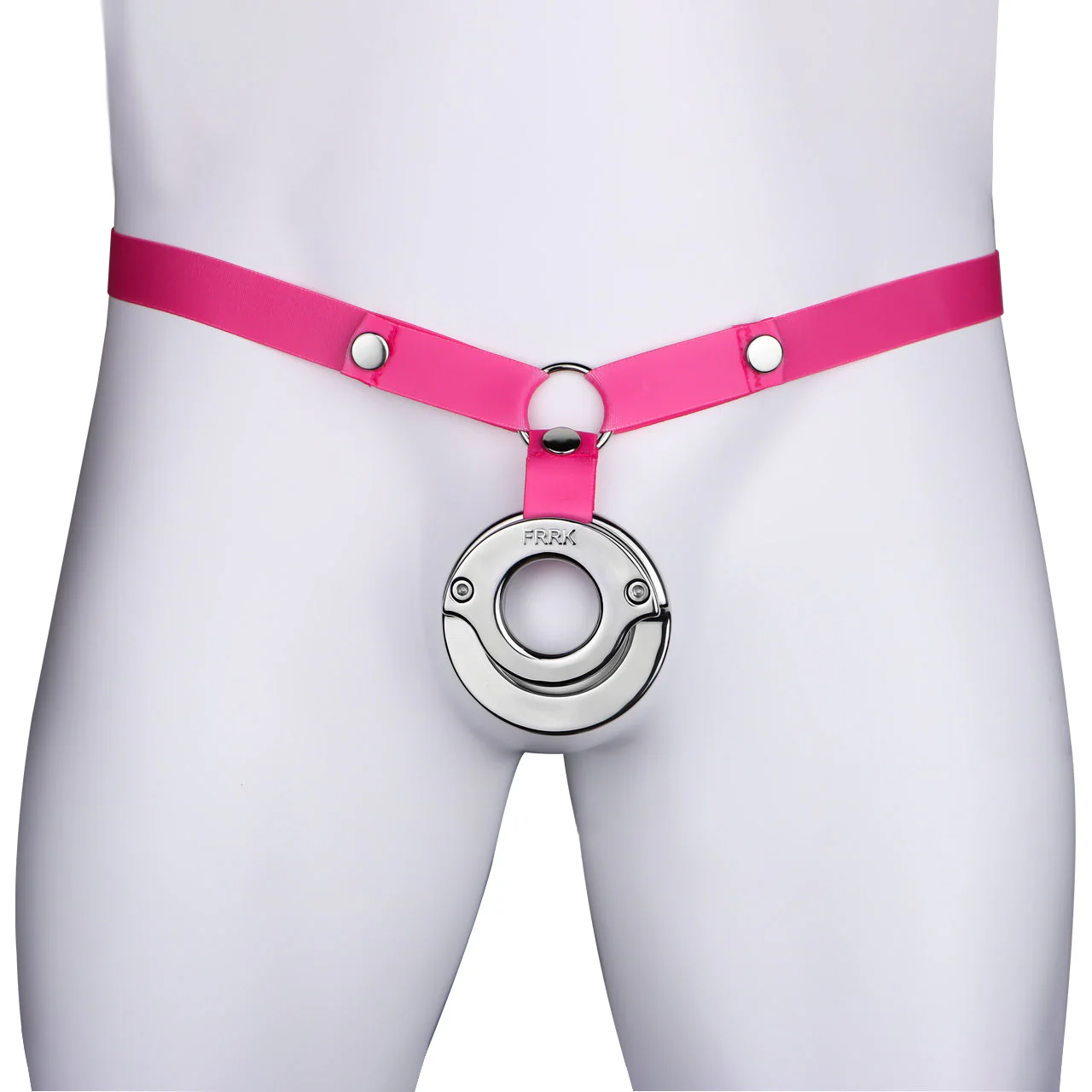 Stainless Steel Ring with Belt - Image 2