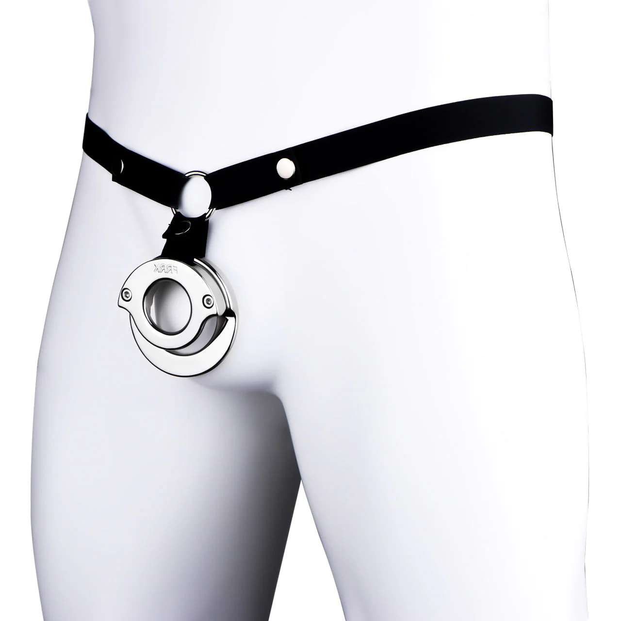 Stainless Steel Ring with Belt - Image 9