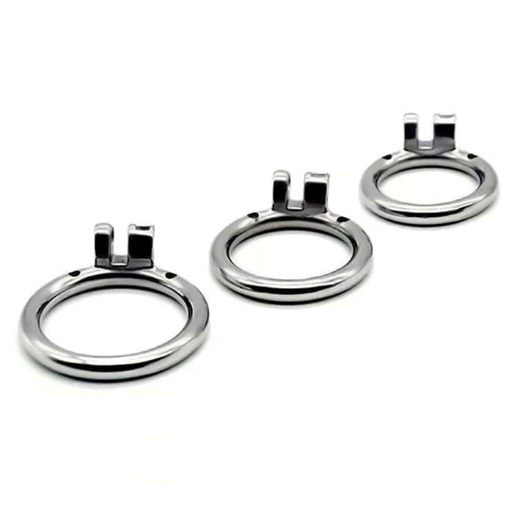 Stainless Steel Round/Arc Chastity Ring - Image 6