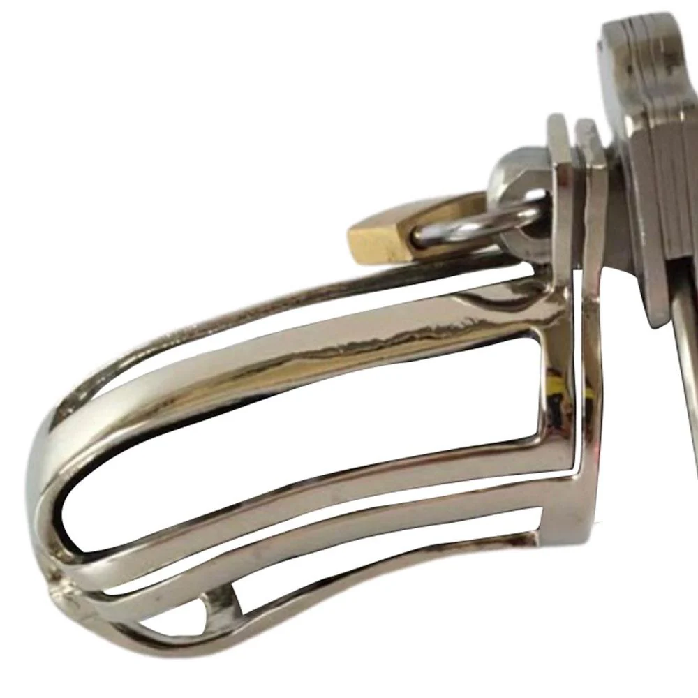 Prison Cell Metal Chastity Device 3.35 inches long - Image 3