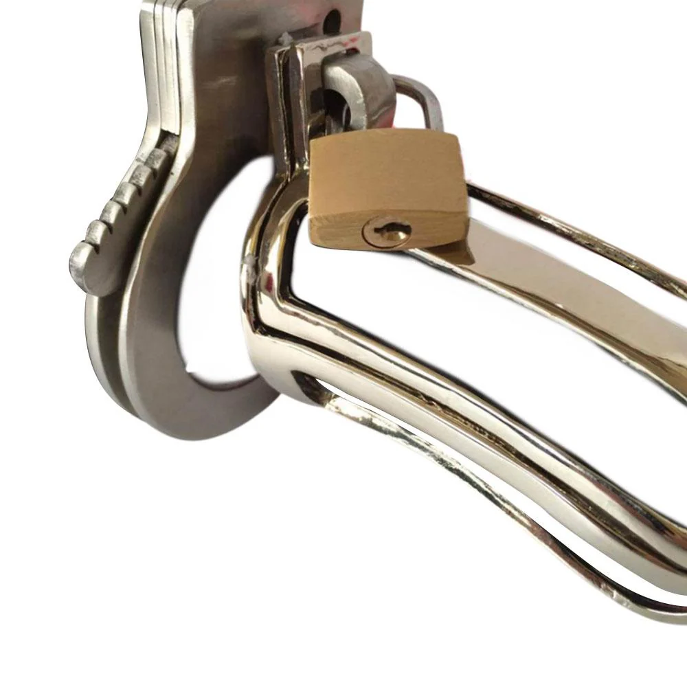 Prison Cell Metal Chastity Device 3.35 inches long - Image 5
