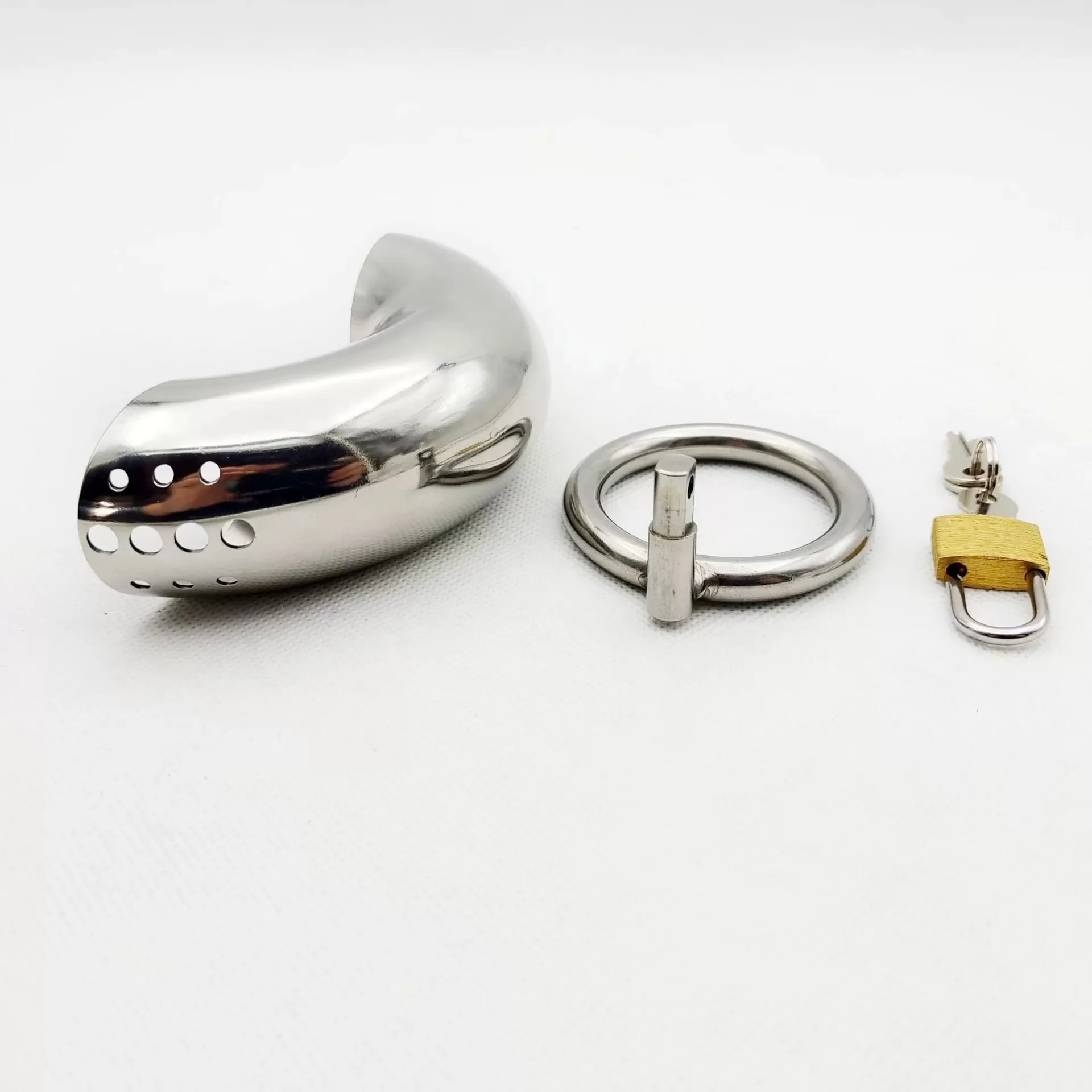 Metal Chastity Device 6.30 inches long - Image 4