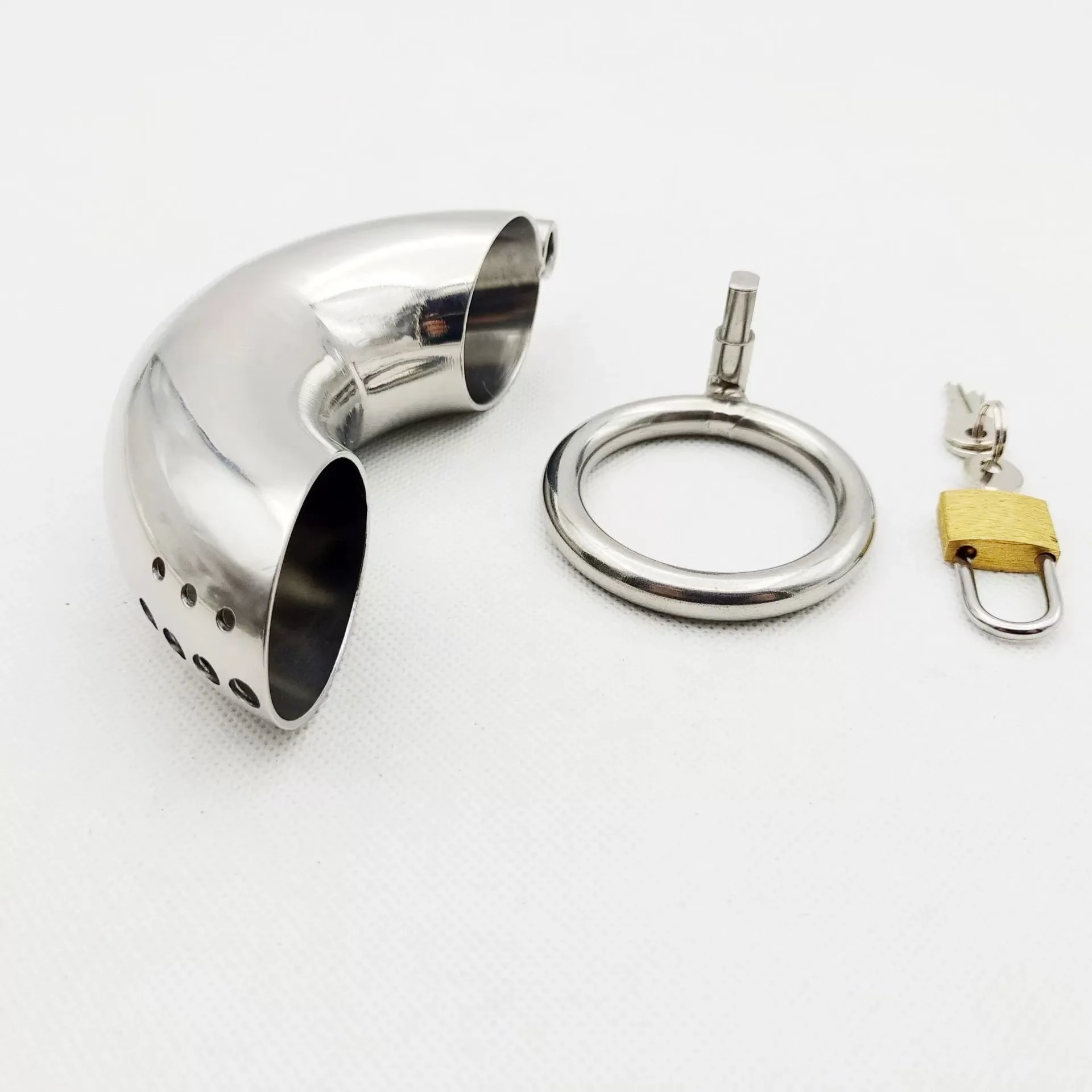 Metal Chastity Device 6.30 inches long - Image 5