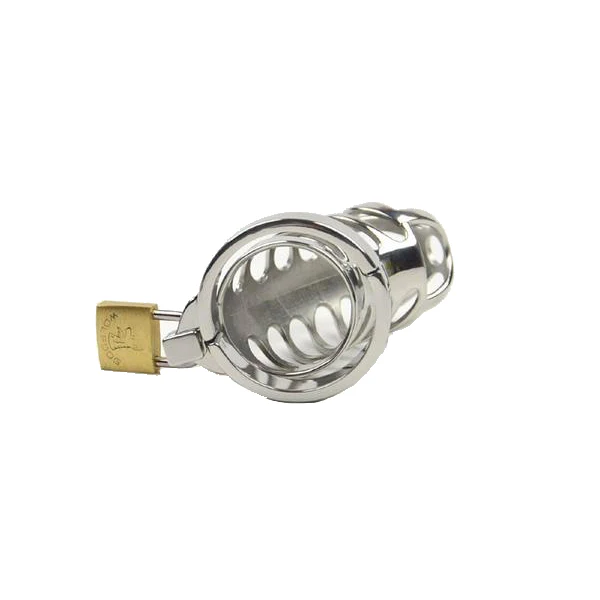 The Sexless Inn Keeper Metal Chastity Device 3.35 inches long - Image 5