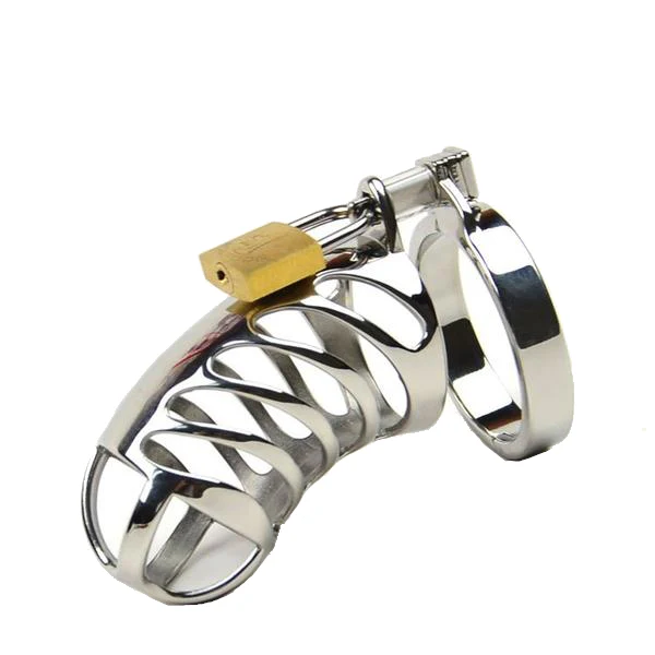 The Sexless Inn Keeper Metal Chastity Device 3.35 inches long - Image 6