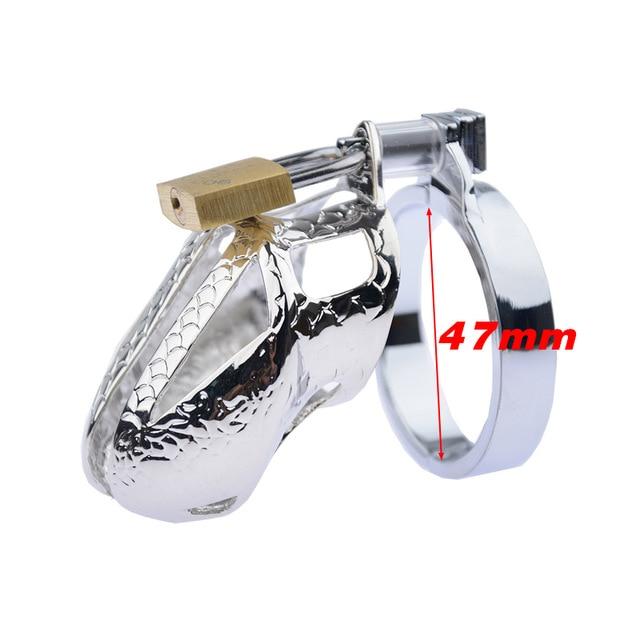 The Dragon Tamer Metal Chastity Device 1.97 inches long - Image 5