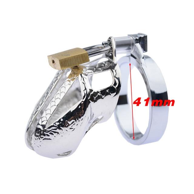 The Dragon Tamer Metal Chastity Device 1.97 inches long - Image 8
