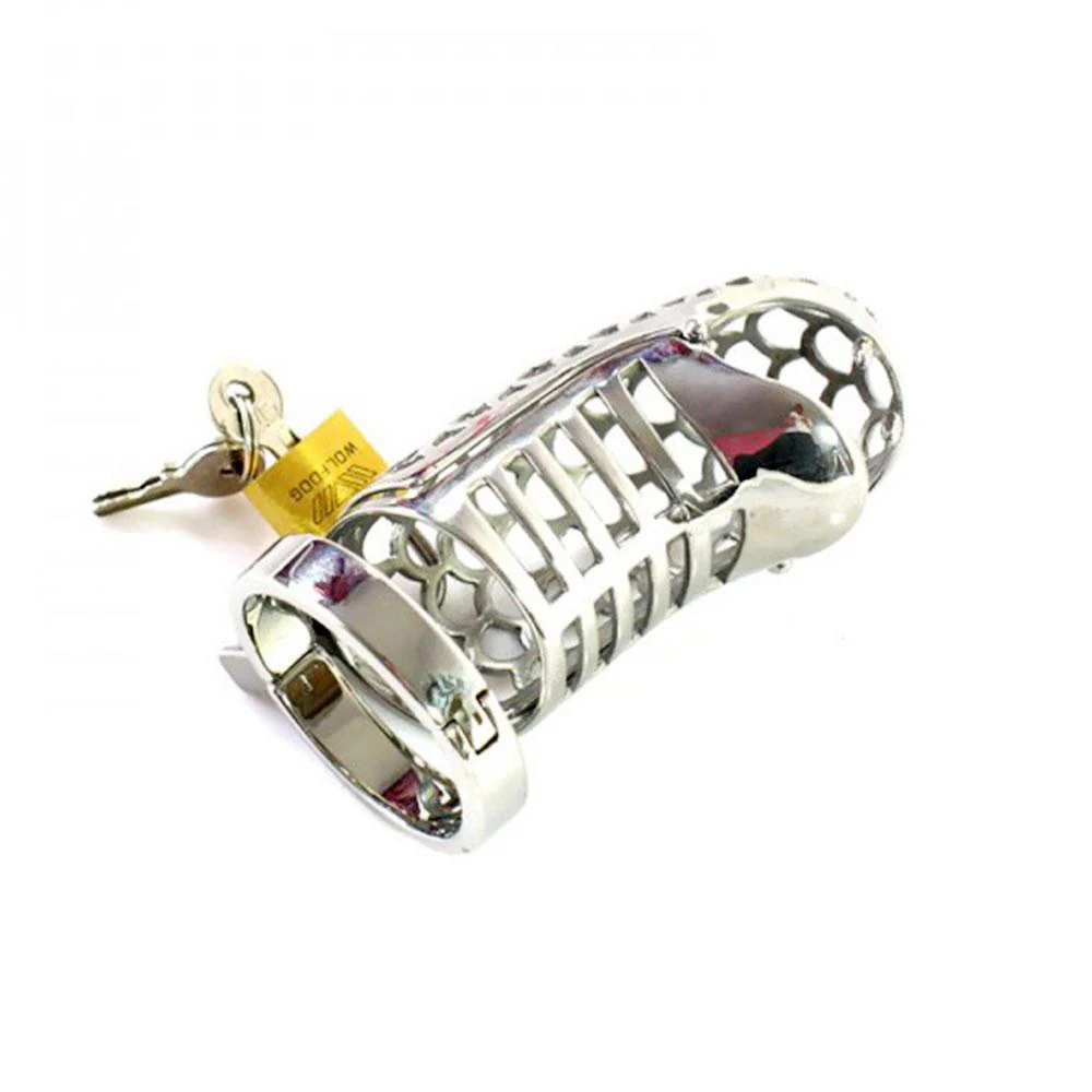 The Timid Basilisk Metal Chastity Device 3.35 inches long - Image 5