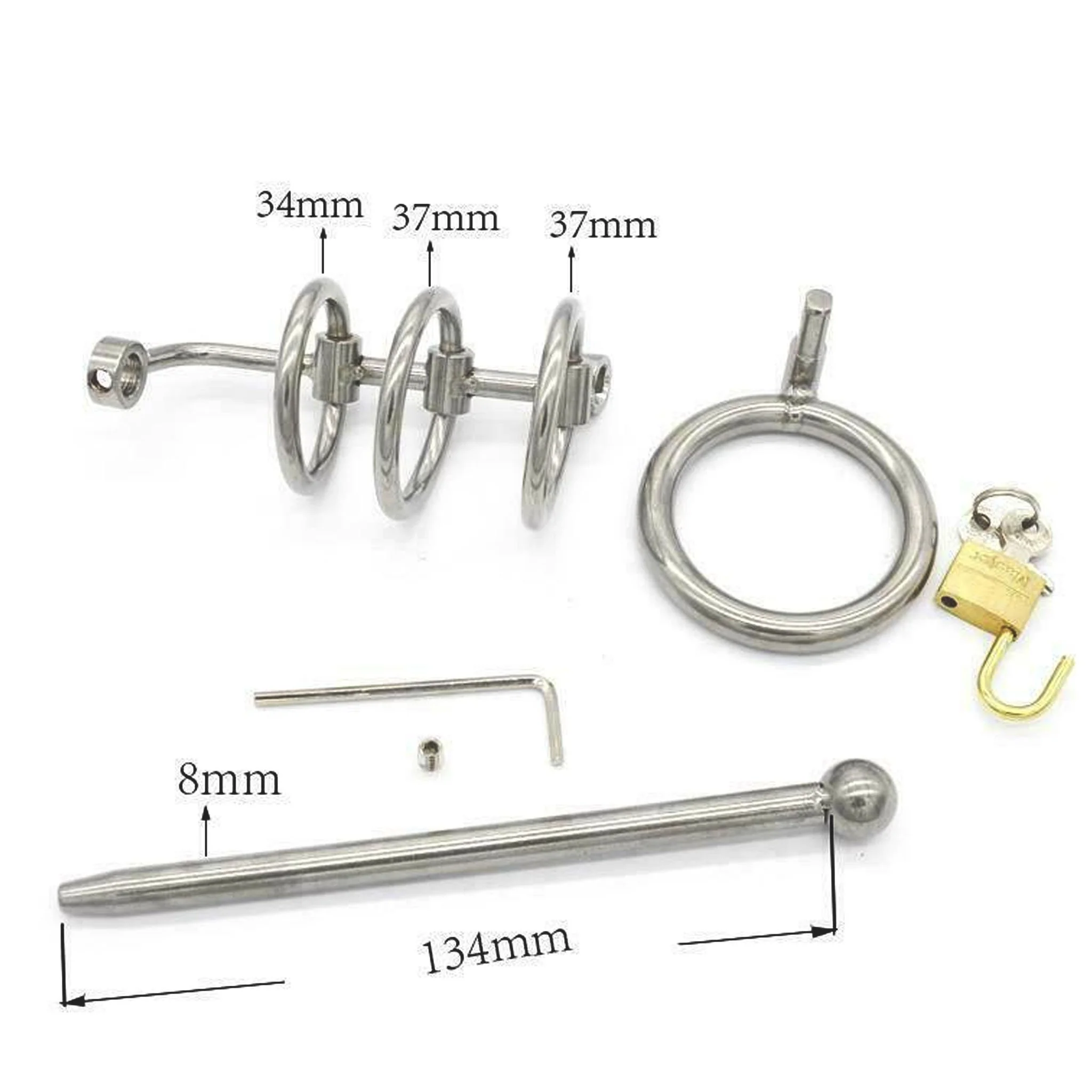 Lake Flaccid Cock Cage 5.28 inches long catheter - Image 6